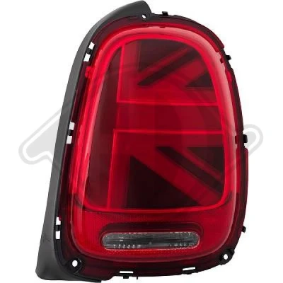 Kuva DIEDERICHS 1208890 Takavalot Oikea LED, P21W Ilman lampun kantaa