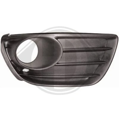 Kuva DIEDERICHS Priority Parts 3454048 Puskurin Ritilä Oikea Sumuvaloilla vasrustetuille autoille FIAT: Punto II Hatchback