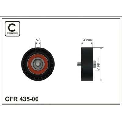 Kuva Hihnankiristin, moniurahihna AUDI, SEAT, VW OE 03C 145 299D, 299M