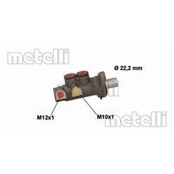 Kuva METELLI 05 0875 Jarrupääsylinteri 22,20mm Alumiini
