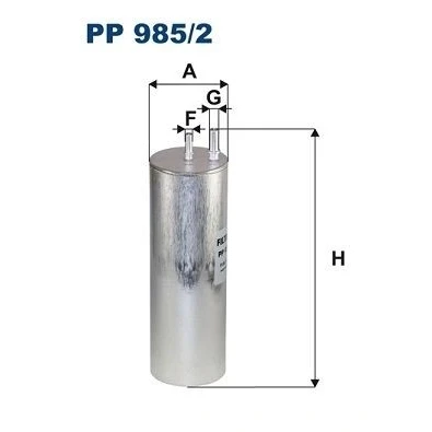 Kuva FILTRON PP 985/2 Polttoainesuodatin Letkusuodatin 8 10 VOLKSWAGEN: Transporter 6, Multivan 6