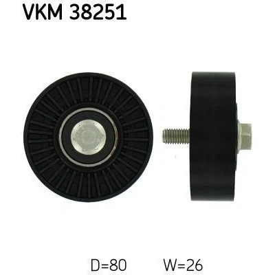 Kuva SKF VKM 38251 Ohjainrulla Kiinnitysmateriaalilla BMW: 5 Sedan, Touring, 3 Touring