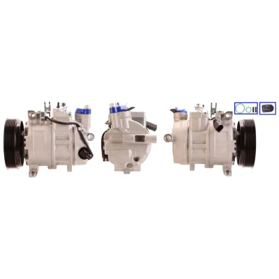 Kuva LUCAS ACP541 Ilmastoinnin Kompressori PAG 46 R 134a Tiivisteillä AUDI: A4 B8 Avant, B7 A6 C6 Sedan