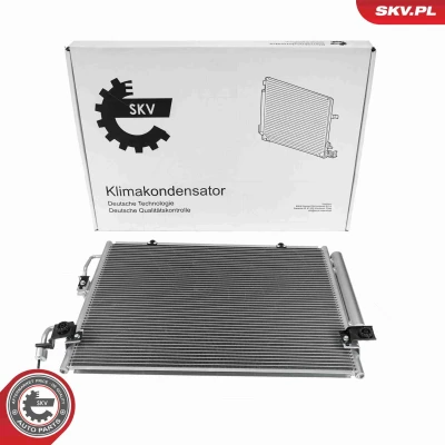 Kuva ESEN SKV 86SKV467 Ilmastoinnin Lauhdutin Vedenerottimella Alumiini 672mm