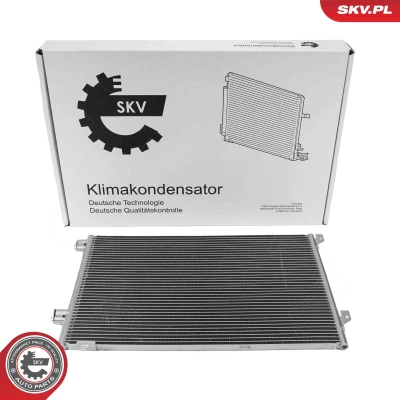 Kuva ESEN SKV 86SKV558 Ilmastoinnin Lauhdutin ilman vedenerotinta Alumiini 625mm