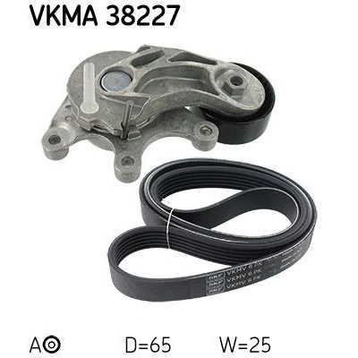 Kuva SKF VKMA 38227 Moniurahihnasarja BMW: 3 Sedan, 5 Touring, Touring