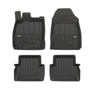 Kuva FROGUM 3D407565 Lattiamattosetti Kumi Edessä ja takana 4 Musta FORD: FIESTA 6