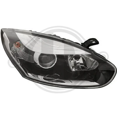 Kuva DIEDERICHS 4466980 Ajovaloumpio Oikea H7/H7 Valokorkeussäätimen moottorilla RENAULT: MEGANE 3, 3 Grandtour