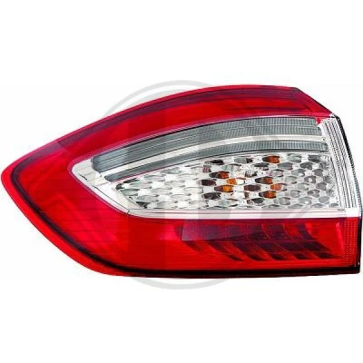 Kuva DIEDERICHS 1428791 Takavalot Vasen Uloin osa LED, PY21W Ilman lampun kantaa FORD: MONDEO 4 Turnier