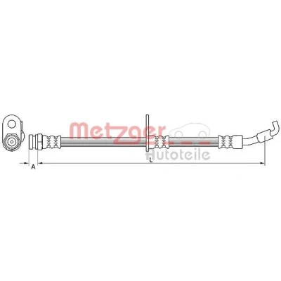 Kuva METZGER 4110875 Jarruletku 390