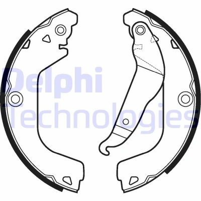 Kuva DELPHI LS2123 Jarrukengät 254 41
