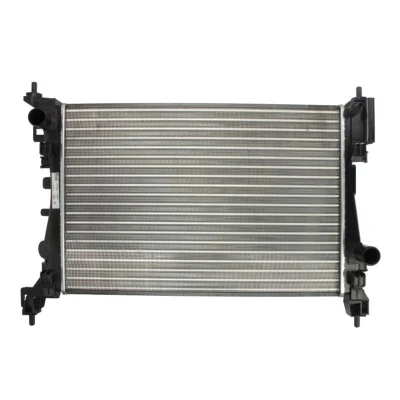 Kuva NISSENS 630743 Jäähdytin Alumiini 540 378 24 Jäähdytysrivat mekaan. kiinnitetyt OPEL: Corsa D Hatchback, E Hatchback