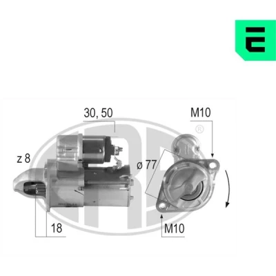 Kuva Käynnistin hyundai, kia OE 36100 22800, 22805, 22810