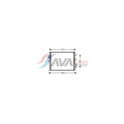Kuva PRASCO PRA5052 Ilmastoinnin Lauhdutin 13,0 Alumiini 347 PORSCHE: 911 Coupe, Boxster, Cayman