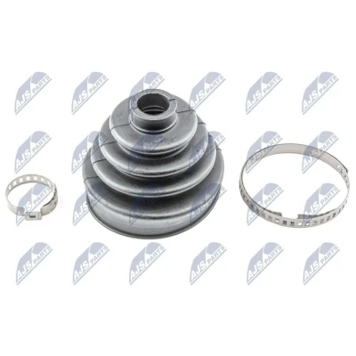 Kuva Paljekumisarja, vetoakseli, Etuakseli, Pyörän puoli Alfa romeo, Audi, Fiat, Hyundai, Lancia, Renault, Seat, Skoda, Volvo, Vw OE 0443842160, 107384