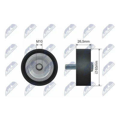 Kuva Ohjainrulla, moniurahihna CHEVROLET, LAND ROVER, OPEL OE 48 02 596, 4802596, 96868477