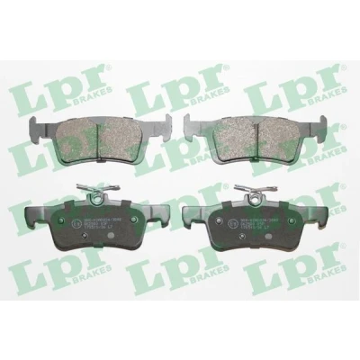 Kuva LPR 05P2033 Jarrupalat FORD: FIESTA 7
