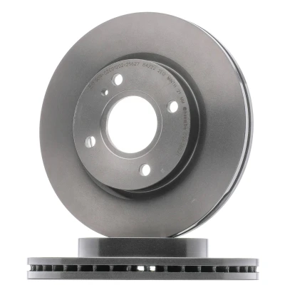Kuva BREMBO COATED DISC LINE 09.A968.21 Jarrulevyt 258 23 4 tuuletettu sisältä pinnoitettu FORD: FIESTA 6, 6 Van