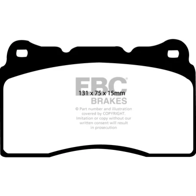 Kuva EBC Brakes DP41210R Jarrupalat Etuakseli VOLVO: V70 2, S60 I, SUBARU: Impreza II Sedan, III Hatchback, Farmari, HONDA: CIVIC 10