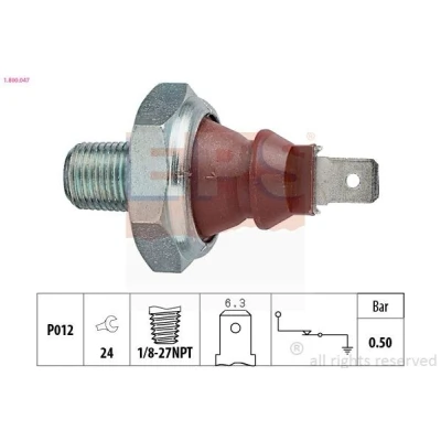 Kuva EPS 1.800.047 Öljynpaineanturi 1/8 27NPT 1 Made in Italy OE Equivalent VOLVO: 240 Farmari, Sedan