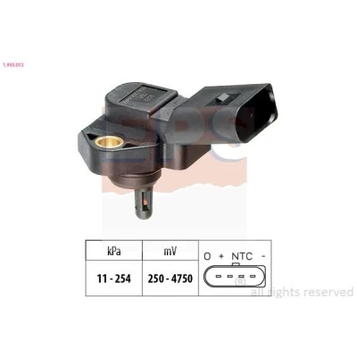 Kuva EPS 1.993.012 Paineilma Anturi, Korkeus Made in Italy OE Equivalent VOLKSWAGEN: Golf 4