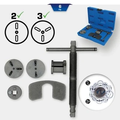 Kuva KS TOOLS BT701150 Kääntö / palautustyökalusarja, jarrumäntä