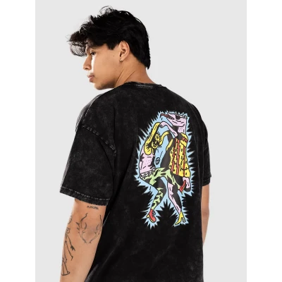 Kuva Volcom Mollema Printtipaita, Koko: Large, Light acid black