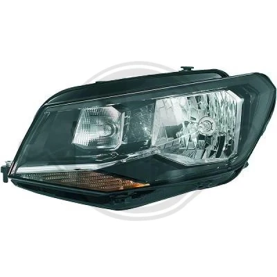 Kuva DIEDERICHS 2297681 Ajovaloumpio Vasen H21W, H4, W21/5W FF, Halogeeni Oikeanpuoleiselle liikenteelle Priority Parts E8 7565, 7566