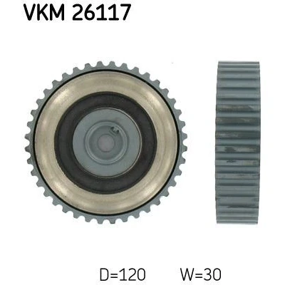 Kuva SKF VKM 26117 Ohjainrulla, Hammashihna