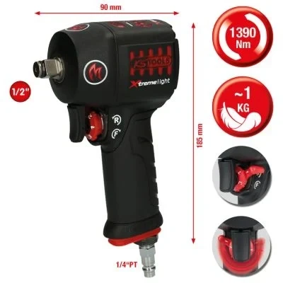 Kuva KS TOOLS 515.1150 Mutterinväännin 1/2 Pneumaattinen