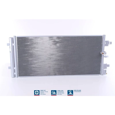 Kuva NISSENS 940589 Ilmastoinnin Lauhdutin Vedenerottimella Alumiini 676 R 134a AUDI: A6 C7 Avant