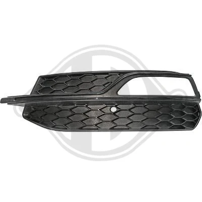 Kuva DIEDERICHS 1033347 Puskurin Ritilä Vasen Sumuvaloilla vasrustetuille autoille, ajon. sporttipuskureilla AUDI: A3 Sportback