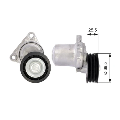 Kuva GATES FleetRunner Micro V Kit T39074 Kiristysrulla MAZDA: 6 Farmari, Sedan, Hatchback
