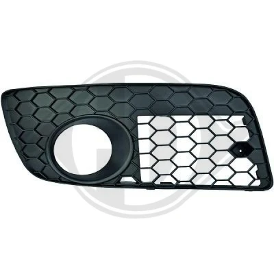Kuva DIEDERICHS 2214248 Puskurin Ritilä Oikea Sumuvaloilla vasrustetuille autoille VOLKSWAGEN: Golf 5