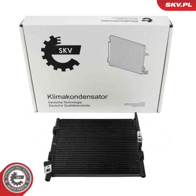 Kuva ESEN SKV 86SKV501 Ilmastoinnin Lauhdutin ilman vedenerotinta Alumiini 380mm