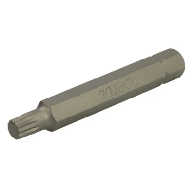 Kuva Kuusikulmainen ruuvimeisselin kärki TORX TOPTUL 10 mm 12 kant Spline TM8 Pituus: 75mm