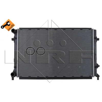 Kuva NRF EASY FIT 53405 Jäähdytin Alumiini 650 406 24 Tiivisterenkaalla Jäähdytysrivat juotetut VOLKSWAGEN: Golf 5, Caddy 3, Passat B6 Variant