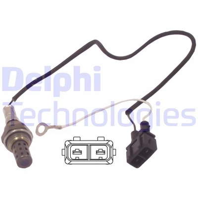 Kuva DELPHI ES10998 12B1 Lambda Anturi Sormisondi, Lämmittämätön VOLKSWAGEN: GOLF 3, Passat B3/B4 Sedan, Variant, SEAT: Ibiza 2