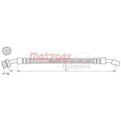 Kuva METZGER 4111029 Jarruletku 241