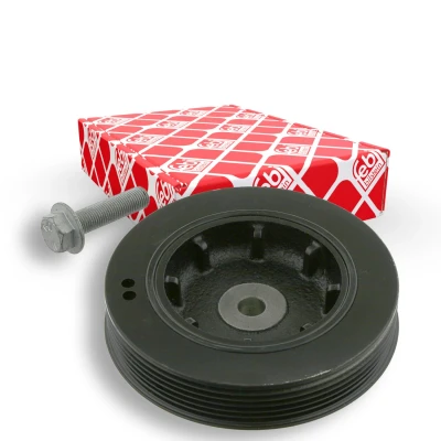 Kuva febi BILSTEIN 33701 Kampiakselin Hihnapyörä 6PK 136 5 Ruuvilla Plus RENAULT: Scénic 1, MEGANE 1 Classic,
