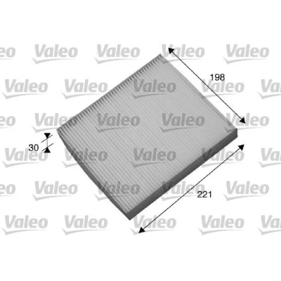 Kuva VALEO CLIMFILTER COMFORT 698869 Raitisilmasuodatin Hiukkassuodatin 222mm 200mm 30mm HONDA: CR V 1, CIVIC 6 Hatchback, Stufenheck