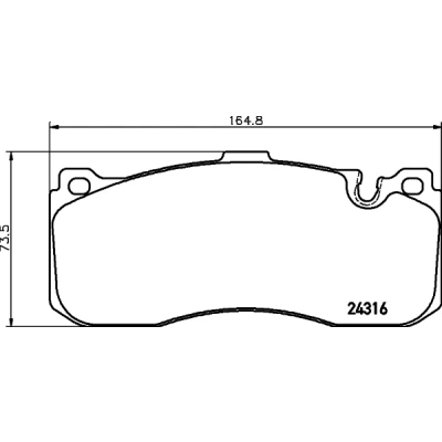 Kuva HELLA 8DB 355 014 041 Jarrupalat Kulumisenilmaisemelle BMW: 3 Touring, Coupe, Sedan, MINI: Hatchback