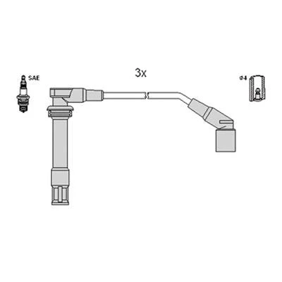 Kuva HITACHI 134378 Sytytysjohto LAND ROVER: Freelander I SUV, 75
