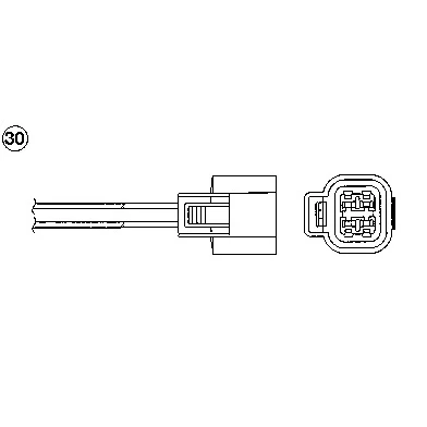 Kuva Lambdatunnistin NGK 90401