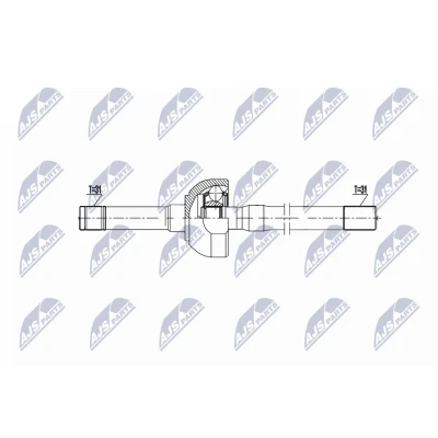 Kuva NTY NPW NS 156 Vetoakseli Etuakseli, vasen 1117