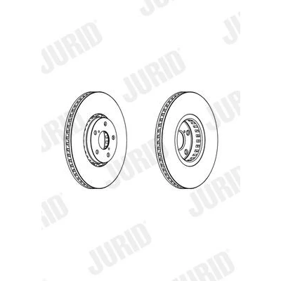 Kuva JURID 562949JC 1 Jarrulevyt 334 30 5 114,3 Tuuletettu pinnoitettu Ilman tarvikkeita LEXUS: GS III, IS 3, RC