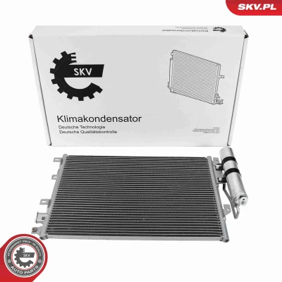 Kuva ESEN SKV 86SKV366 Ilmastoinnin Lauhdutin ilman vedenerotinta Alumiini 548mm