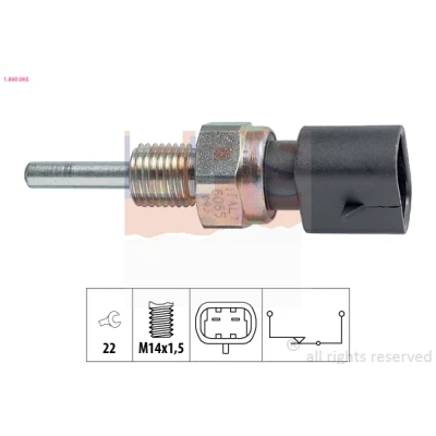 Kuva EPS 1.860.065 Peruutusvalon Kytkin Made in Italy OE Equivalent