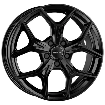Kuva MAK Epica Shiny Black 8x19 5/108 ET45 B72
