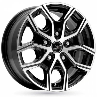 Kuva INFINY individual TX Shiny Black Machined Face 7x17 5/112 ET51 B66.5